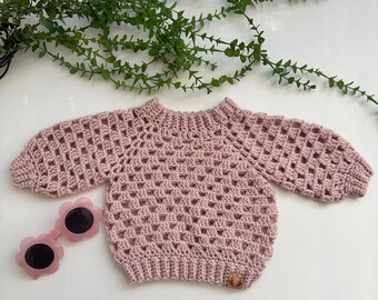 Crochet Baby Grandpa Jumper