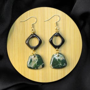 Handgefertigte Ohrringe aus Polymer Clay