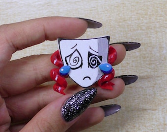 Gangle Clay Pin | the Amazing Digital Circus - Etsy