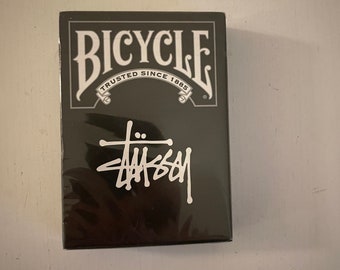 Raro juego de cartas Stussy / Bicicleta