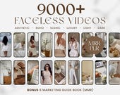 9000+ Faceless Aesthetic Reels, Faceless Marketing, MRR/PLR (Digital Download)