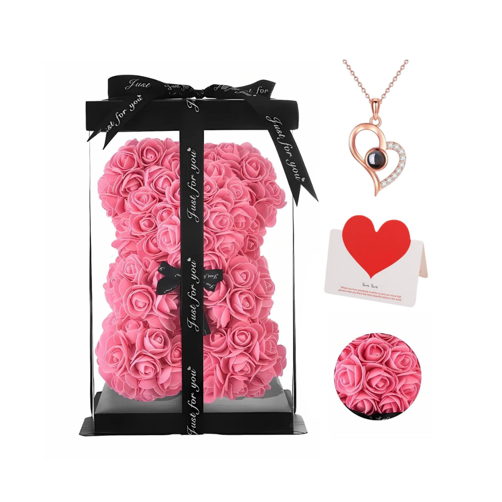 Artificial rose bear - Etsy.de