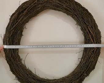 XXL 60cm chunky Handmade Natural Wreath Base Extra large