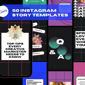 Retro Instagram Story Templates: Bold Funky Designs (Canva)