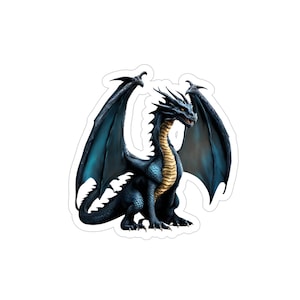 Mythical Dragons Transparente Aufkleber - Wasserfeste Vinyl-Aufkleber für Autos und Motorräder, perfektes Geschenk für Ihn