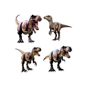 Gestanzte Dinosaurier-Aufkleber | Jurassic Aufkleber für Kinder, Partygeschenke, Scrapbooking, Laptopaufkleber, Geschenkideen