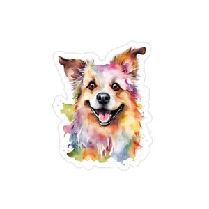 Pegatinas artísticas para perros: calcomanías de vinilo impermeables, troqueladas para uso en interiores y exteriores, regalo ideal para entusiastas de las mascotas