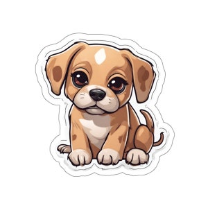 Simpatici adesivi per cani - Decalcomanie in vinile con taglio a bacio per gli amanti dei cani, regalo perfetto per i genitori di cani
