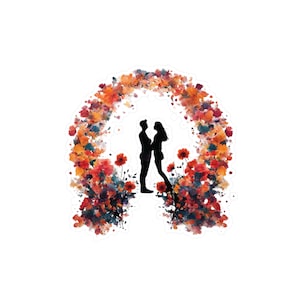 Pegatina de pareja romántica: corte beso, resistente a los rayos UV y al agua, perfecta para ordenadores portátiles o portátiles, regalo de compromiso ideal