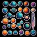 Printable Planets PNG Stickers High-quality Space Journal & Planner ...