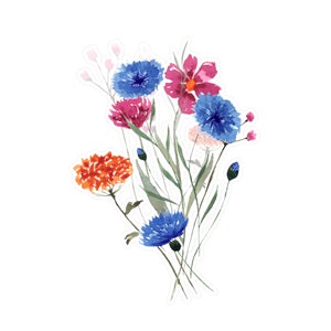 Adesivos de planejador botânico – decalques de vinil duráveis com corte de beijo, adesivo de flores resistente à água/UV, ideia de presente para jardineiro