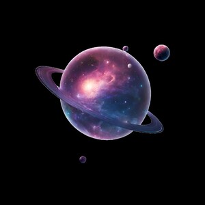 15 conceptions PNG de planètes mystérieuses - téléchargement immédiat, cadeau pour les passionnés d'espace