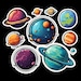 Printable Planets PNG Stickers High-quality Space Journal & Planner ...