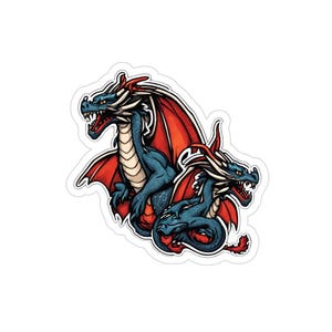 Transparente Drachen-Abziehbilder, wasserdichte gestanzte Outdoor-Aufkleber für Laptops, Fantasy-Kunstgeschenke für Jugendliche und Drachenliebhaber