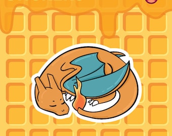 Sleepy Charizard Sticker