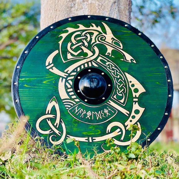 Medieva/Viking Shield, Uhtred Last Kingdom Authentic Shield, Viking Wall Art,  Viking Round Shield,Cosplay Shield,Birthday &Anniversary Gift