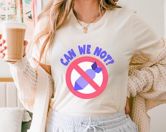 抗議できないの？シャツ：軍産複合体に反対する活動家による反戦集会Tシャツ