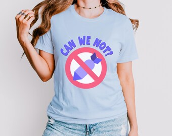 Camiseta de protesta contra la guerra: ¿Podemos no usarla para protestar y acabar con el complejo militar-industrial?