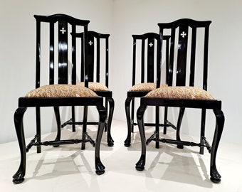 4 20th century dining chairs