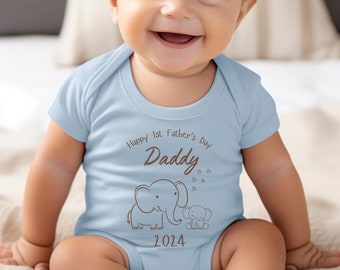 First Fathers Day Baby Vest 1st Fathers Day Gift New Dad Gift New Daddy Gift Baby Bodysuit Gift 2024 Fathers Day Gift
