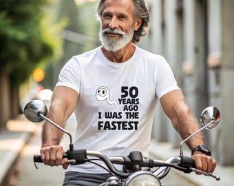 Funny 50th Birthday T-Shirt: Vintage Humor Milestone Tee