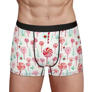 Love Lollipop Men Boxers Underwear Briefs for Men, Love Lollipops  Shorts Boyfriend Husband Gift Special Valentines Gift