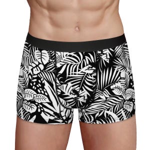 Floral Savanah Men Boxers Underwear Briefs for Men, Wildlife Shorts a Boyfriend Husband Gift