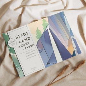 Stadt Land Fluss Spiel für Paare, Stadt Land XOXO, Geschenke Jahrestag Geschenk Freundin, Hochzeitsgeschenk, Stadt Land XOXO von sintimate