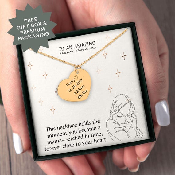 New Mom Gift, Mom Necklace Gift Jewelry, Gift for New Mom Necklace