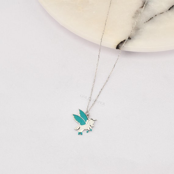 14K Gold Horse Necklace, Gold Horse Necklace, Horse Necklace, Horse Charm Necklace, Animal Necklace, Gold Animal Necklace.