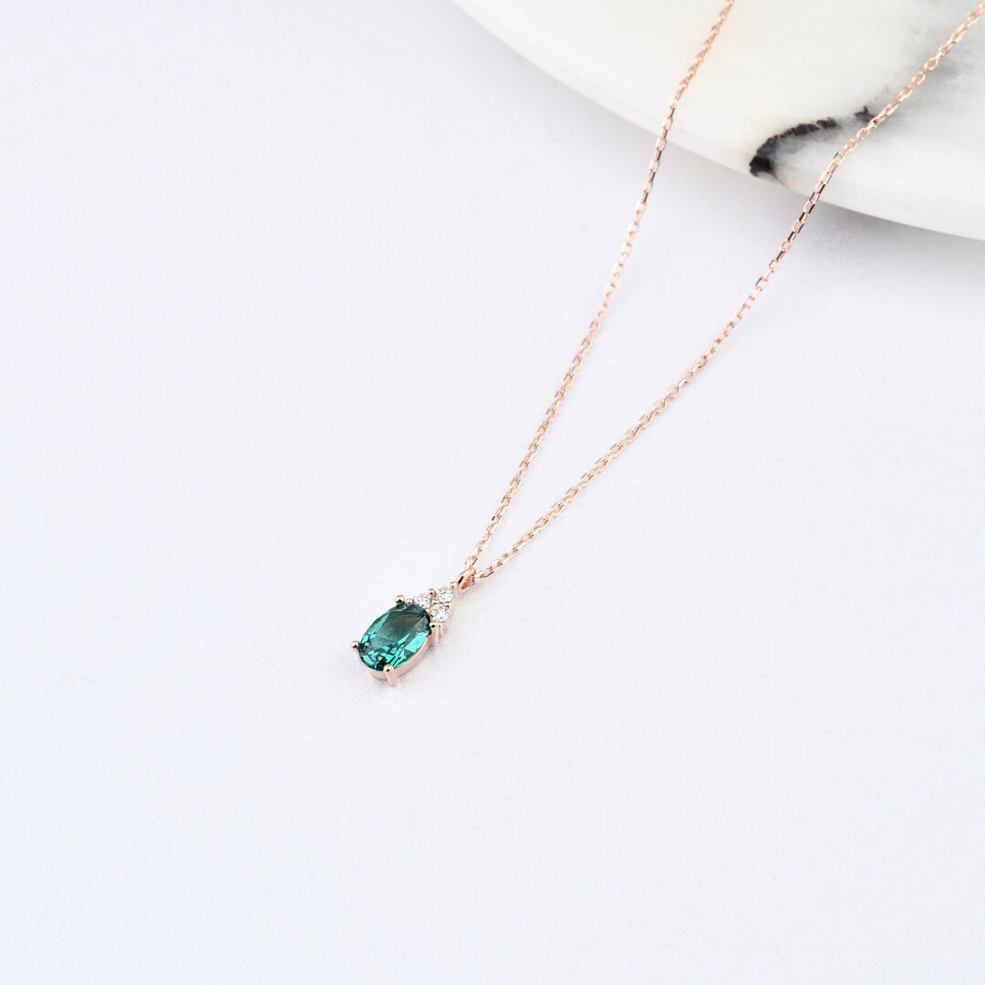 Majesty 14k Emerald Necklace