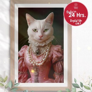 Custom Pet Portrait, Pet Portrait Royal, Pet Photo to Regal Royal Style, Funny Pet Lover Gift, Royal Pet Portrait, Renaissance Pet Portraits