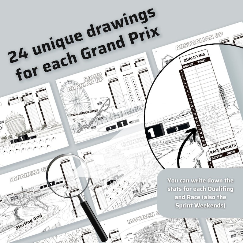 2024 Race Journal and Colouring Book image 1