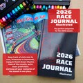 2026 RACE JOURNAL Illustrated product logo