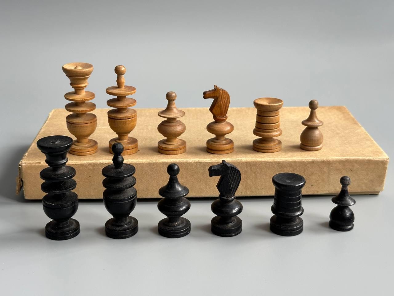 Antique German Chess - Etsy