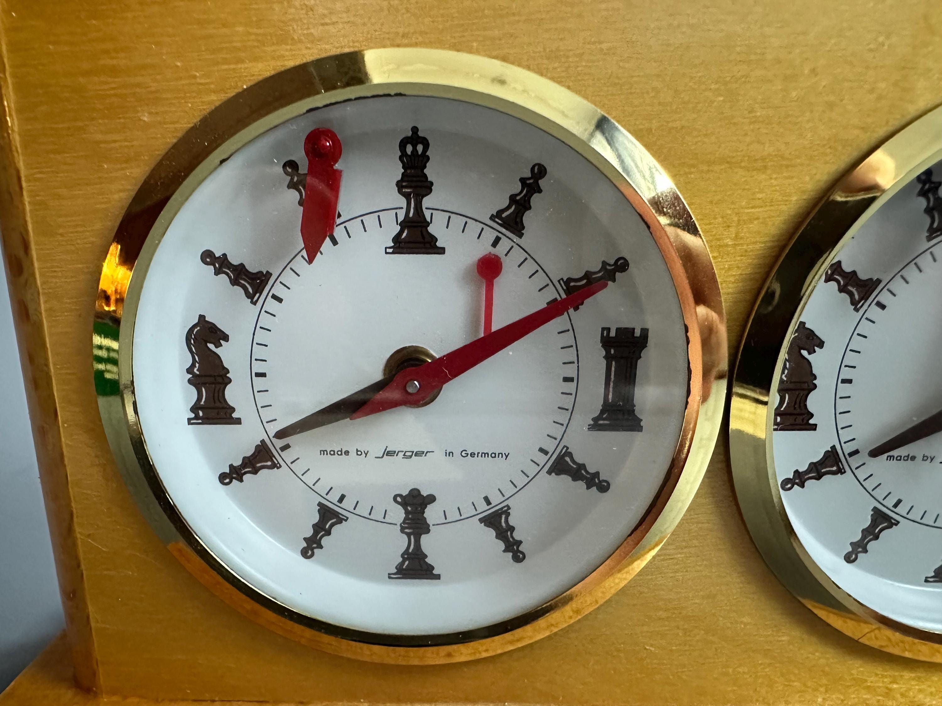 Mechanical Chess Clock Jerger in Good Working Condition 70s