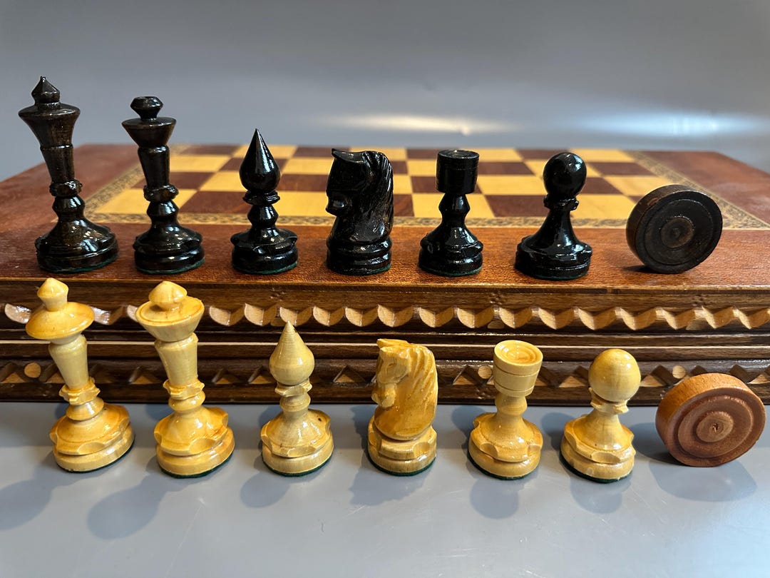 Germany Handmade Chess Set 80s Vintage in Very Good Condition ...