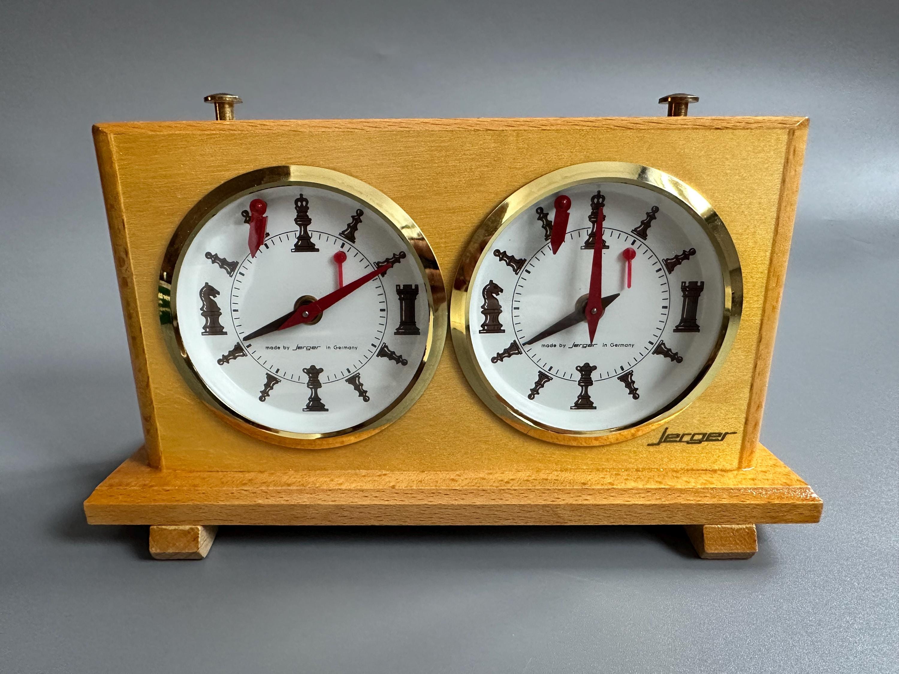 Mechanical Chess Clock Jerger in Good Working Condition 70s