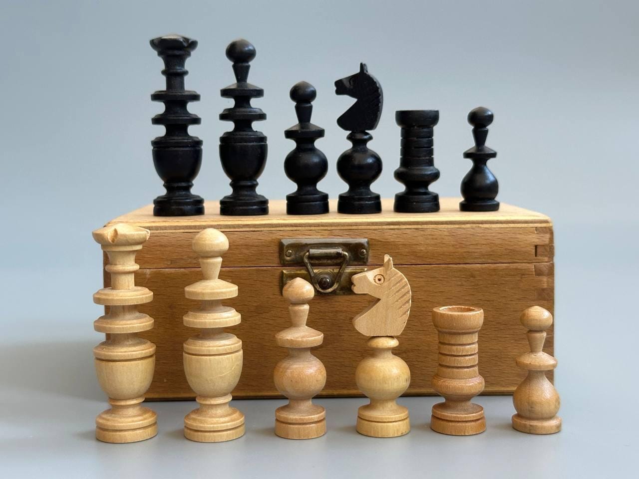 Antique German Chess - Etsy