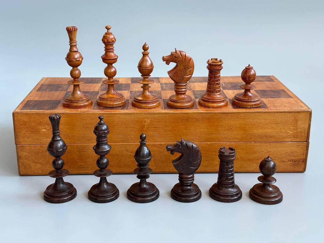 Antique chess pieces - Etsy 日本