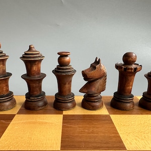 German Chess Set 1930s - Etsy