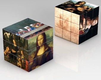 Mona Lisa Art Paitings Rubiks Cube