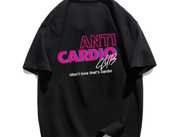 Anti Cardio Club Women Back Side Print T-shirt