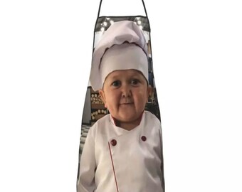 Hasbulla Chef Cook Apron Funny Unisex 3D Print Apron