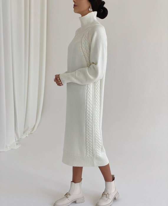Wool Knitted Dress,cable Knitted Long Sweater Dress Winter Dress,maxi Dress,cozy Dress,best Clothes for Winter, Women's Winter Milk Dress - Etsy Wool Knitted Dress,cable Knitted Long Sweater Dress Winter Dress,maxi Dress,cozy Dress,best Clothes for Winter, Women's Winter Milk Dress - Etsy