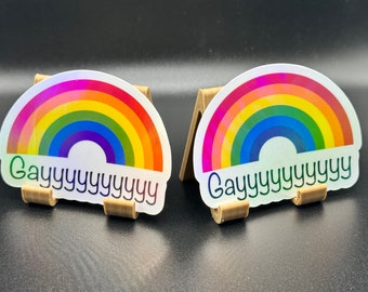 Gayyyyyy Sticker - 6pc