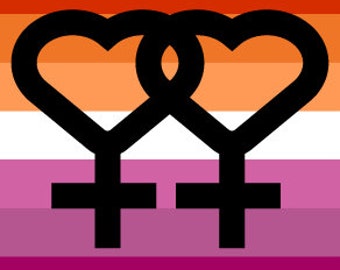 Lesbian Pride Stickers
