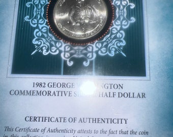 George Washington 250yr anniversary commemorative Half dollar