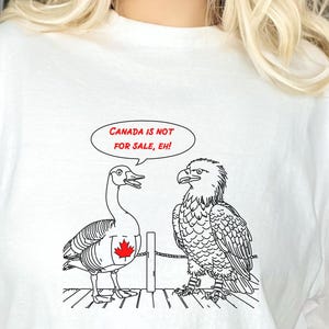 Canada Not for Sale Shirt, eh, Funny Patriotic T shirt, Activist Apparel, Political Statement Unisex Tee, Canadian Pride Top
