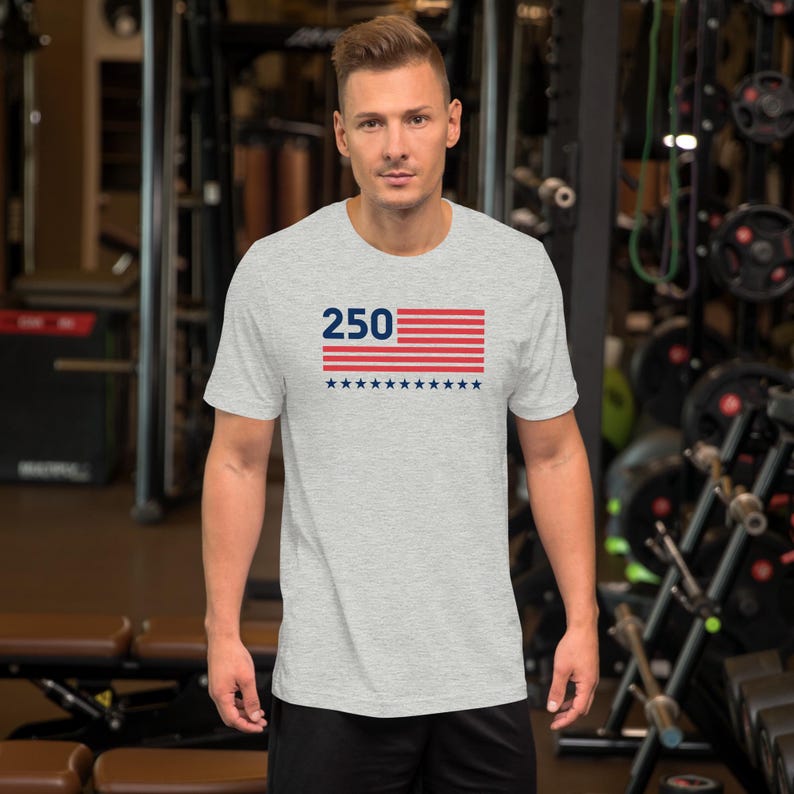USA 250th Anniversary Unisex Shirt, Minimalist 1776-2026 T-Shirt, Patriotic America Semiquincentennial Gift, 250 Years of Freedom Tee